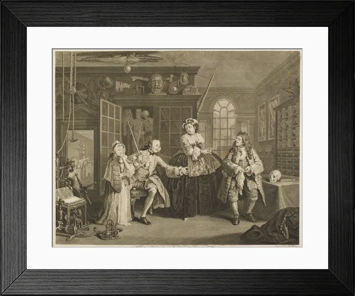 Framed Print : HOGARTH / MARRIAGE-MODE 3 Framed Print : HOGARTH / MARRIAGE-MODE 3