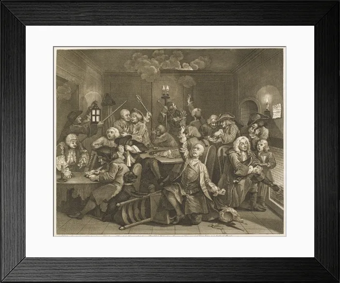 Framed Print : RAKES PROGRESS 6 Framed Print : RAKES PROGRESS 6