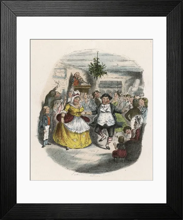 Framed Print : Dickensian Party Framed Print : Dickensian Party