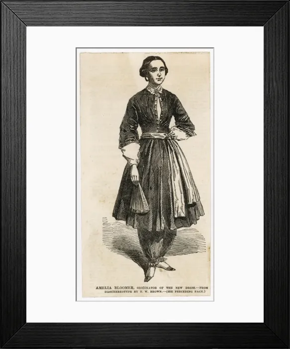 Framed Print : AMELIA BLOOMER Framed Print : AMELIA BLOOMER