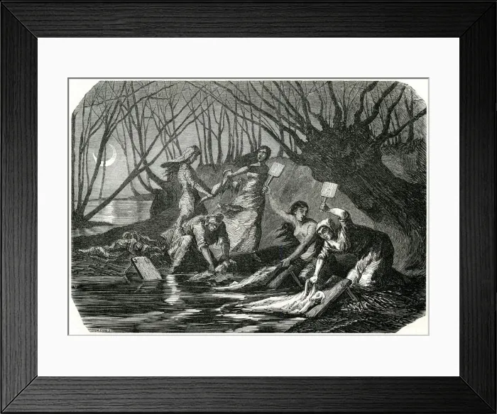 Framed Print : LAVANDIERES DE LA NUIT Framed Print : LAVANDIERES DE LA NUIT