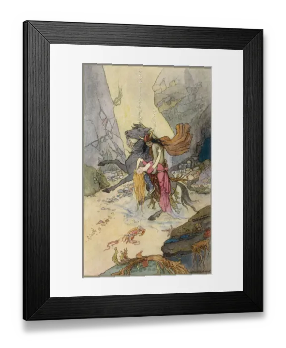 Framed Print : Folklore - Fairies - Goble Framed Print : Folklore - Fairies - Goble