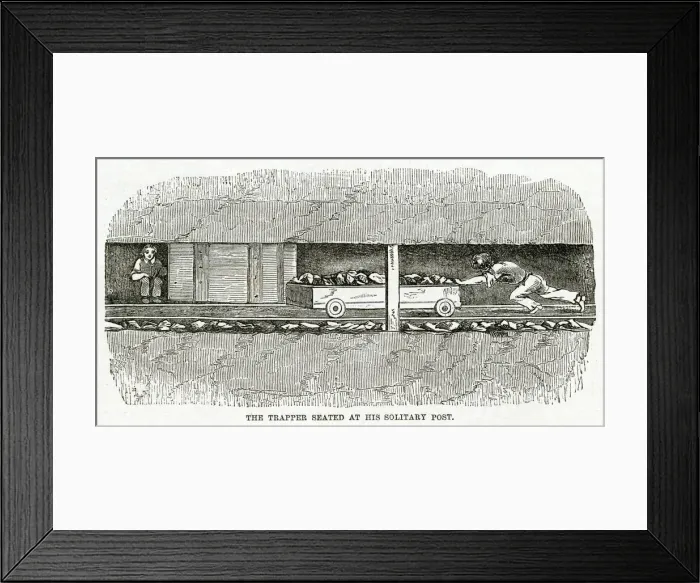 Framed Print : Trapper seated 1867 Framed Print : Trapper seated 1867