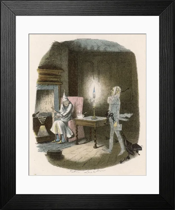 Framed Print : Apparitions: Scrooge and the ghost of Jacob Marley Framed Print : Apparitions: Scrooge and the ghost of Jacob Marley