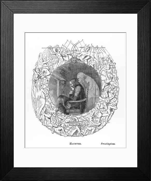 Framed Print : Apparitions: a man and his doppelganger Framed Print : Apparitions: a man and his doppelganger