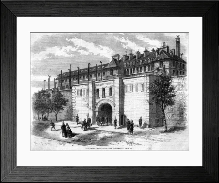 Framed Print : Mazas prison, Paris Framed Print : Mazas prison, Paris