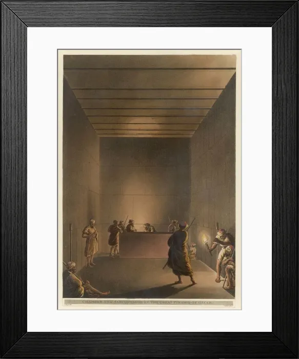 Framed Print : Pyramid interior Framed Print : Pyramid interior