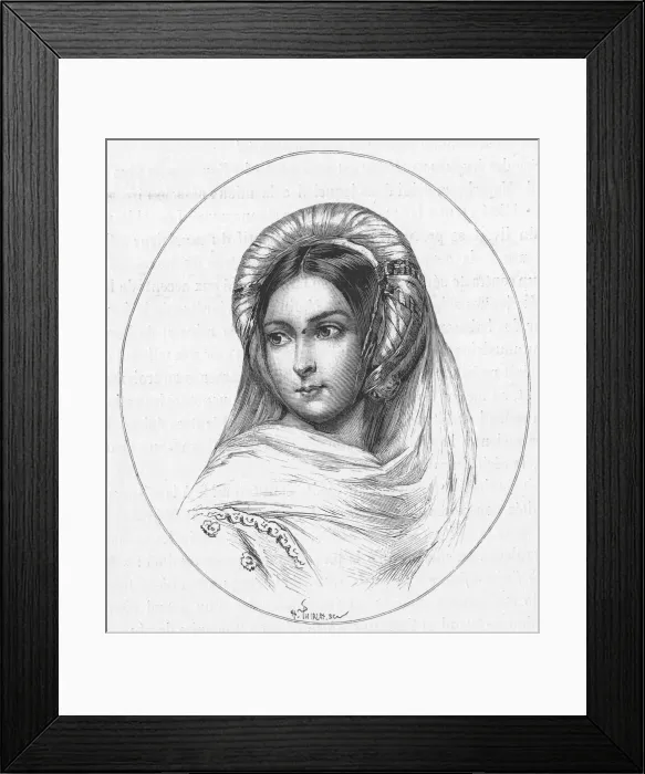 Framed Print : Mademoiselle Falcon Framed Print : Mademoiselle Falcon