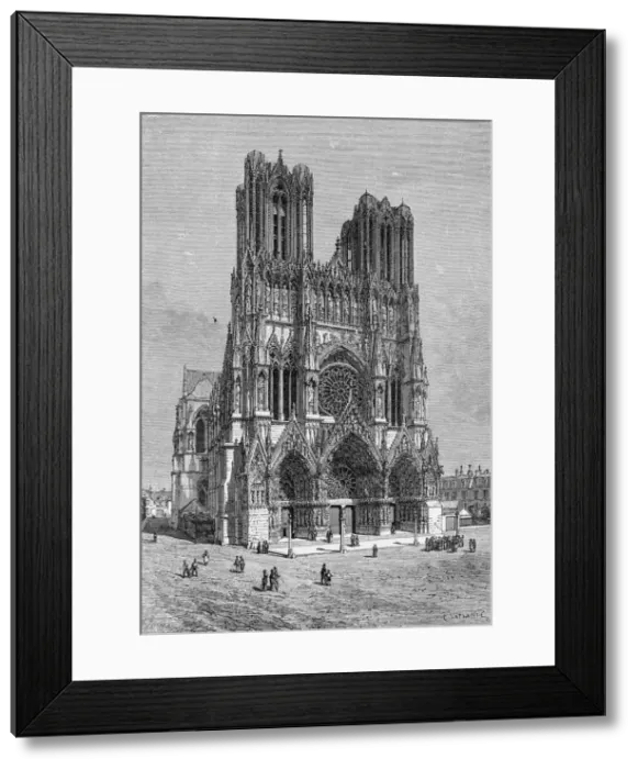 Framed Print : Reims Cathedral Framed Print : Reims Cathedral