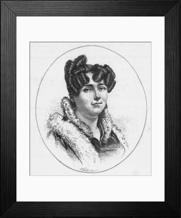 Framed Print : Mademoiselle Branchu Framed Print : Mademoiselle Branchu