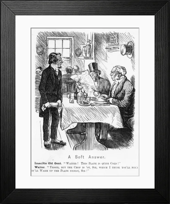 Framed Print : A customer with a complaint Framed Print : A customer with a complaint