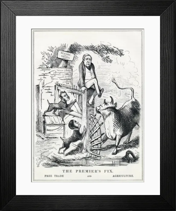 Framed Print : Cartoon, The Premiers Fix Framed Print : Cartoon, The Premiers Fix