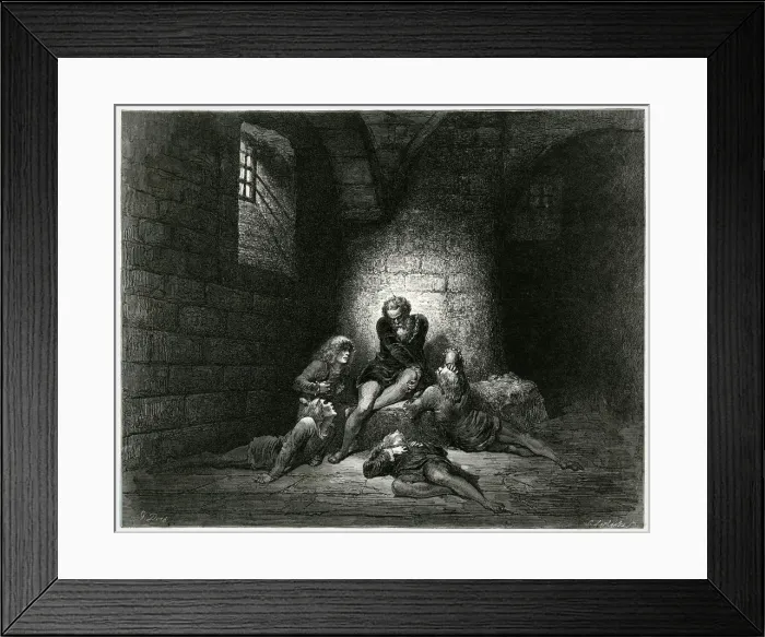 Framed Print : Prison: Dores dante Framed Print : Prison: Dores dante