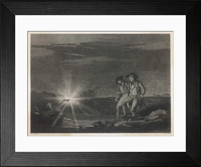 Framed Print : Will of the wisp, - circa 1800 Framed Print : Will of the wisp, - circa 1800