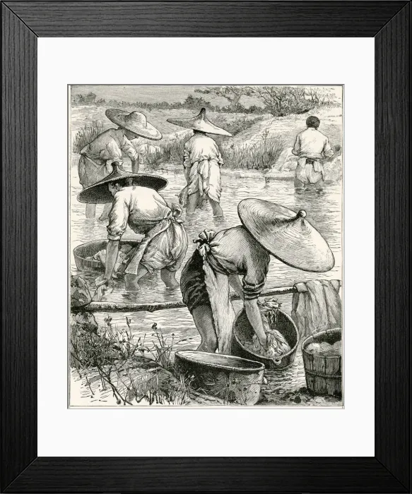 Framed Print : Chinese laundrymen 1905 Framed Print : Chinese laundrymen 1905