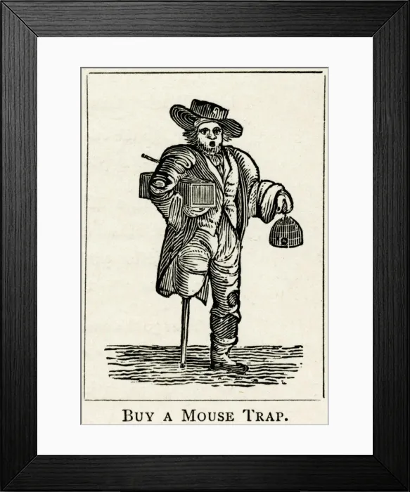 Framed Print : Street trader, selling mouse traps Framed Print : Street trader, selling mouse traps