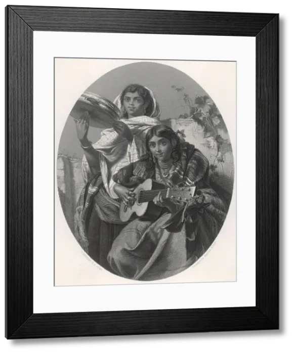 Framed Print : GIPSY MUSICIANS 19C Framed Print : GIPSY MUSICIANS 19C