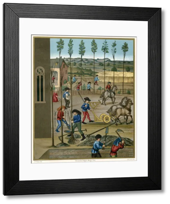 Framed Print : 15TH CENTURY COUNTRY Framed Print : 15TH CENTURY COUNTRY