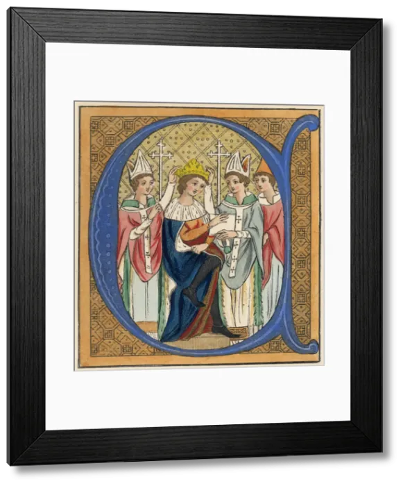 Framed Print : King Edward I Crowned Framed Print : King Edward I Crowned