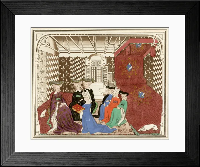 Framed Print : CHRISTINE DE PISAN  /  SHAW