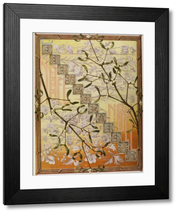 Framed Print : MISTLETOE / ILS 1898 Framed Print : MISTLETOE / ILS 1898