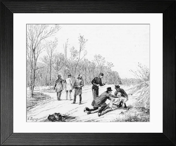 Framed Print : DUEL / SERIOUS OUTCOME Framed Print : DUEL / SERIOUS OUTCOME