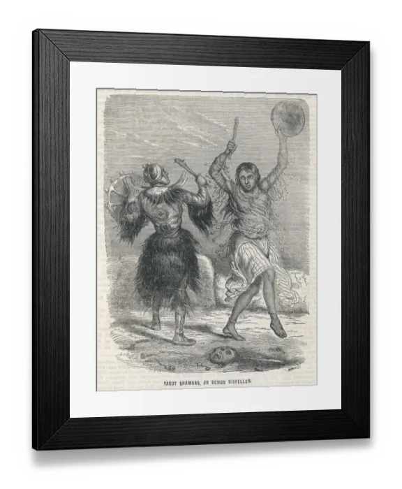 Framed Print : YAKHOUT SHAMANS / MONGOLIA Framed Print : YAKHOUT SHAMANS / MONGOLIA