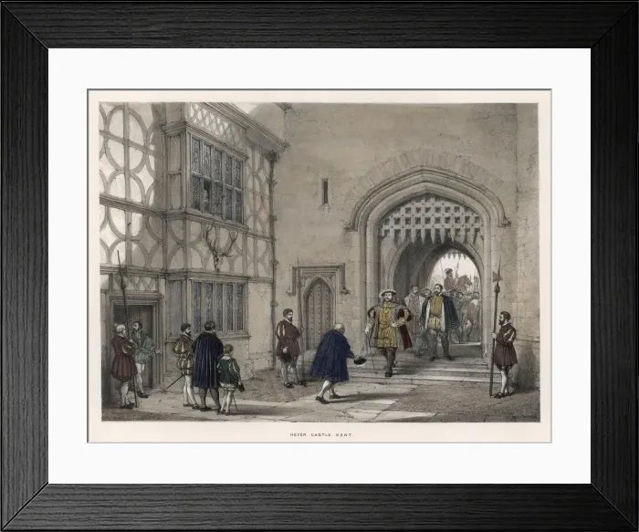 Framed Print : King Henry VIII at Hever Castle Framed Print : King Henry VIII at Hever Castle