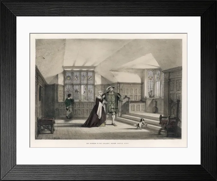 Framed Print : King Henry VIII and Anne Boleyn Framed Print : King Henry VIII and Anne Boleyn