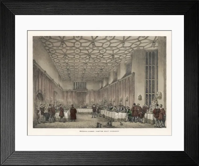 Framed Print : HAMPTON COURT 16TH C Framed Print : HAMPTON COURT 16TH C