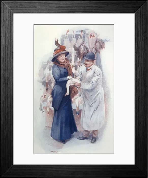 Framed Print : BUYING THE GOOSE Framed Print : BUYING THE GOOSE