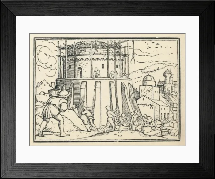 Framed Print : BUILDING TOWER OF BABEL Framed Print : BUILDING TOWER OF BABEL