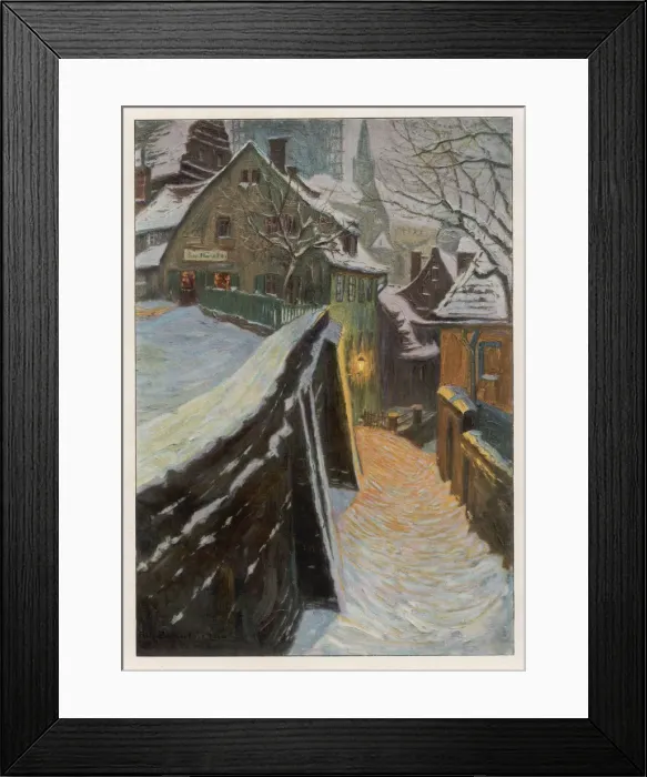 Framed Print : GERMANY / MEISSEN WINTER Framed Print : GERMANY / MEISSEN WINTER