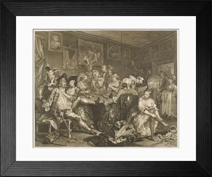 Framed Print : C18 TAVERN SCENE Framed Print : C18 TAVERN SCENE