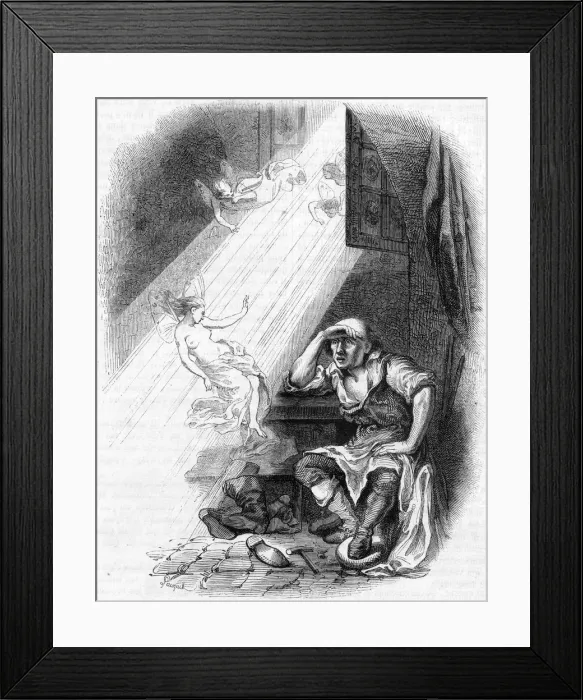 Framed Print : FAIRY IN SUNBEAM Framed Print : FAIRY IN SUNBEAM