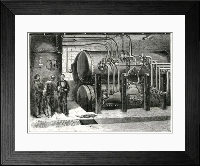 Framed Print : EXACT TIME, FRANCE 1880 Framed Print : EXACT TIME, FRANCE 1880