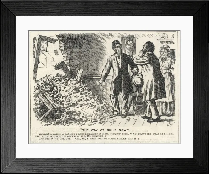 Framed Print : HOUSEHOLD / COLLAPSED WALL Framed Print : HOUSEHOLD / COLLAPSED WALL