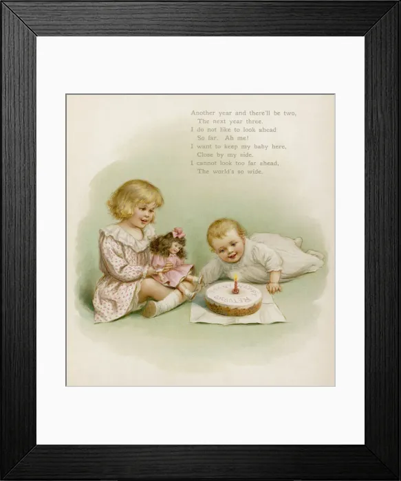 Framed Print : The First Candle Framed Print : The First Candle