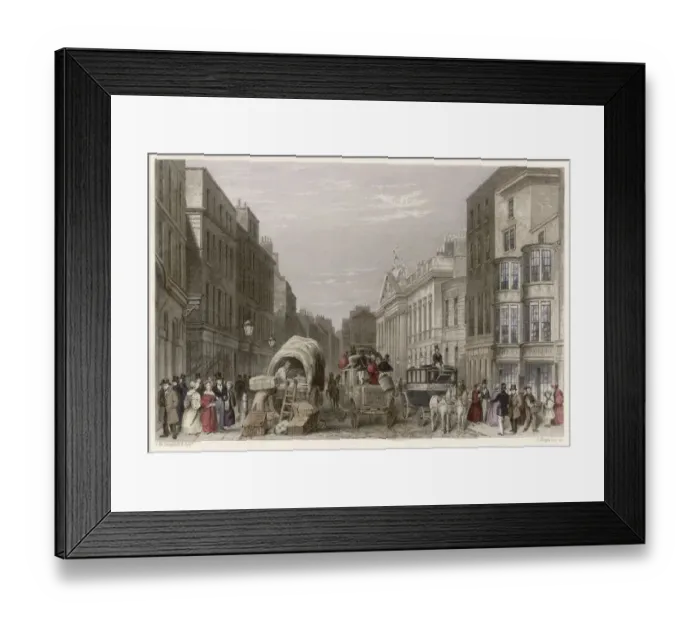 Framed Print : LONDON STREET SCENE Framed Print : LONDON STREET SCENE