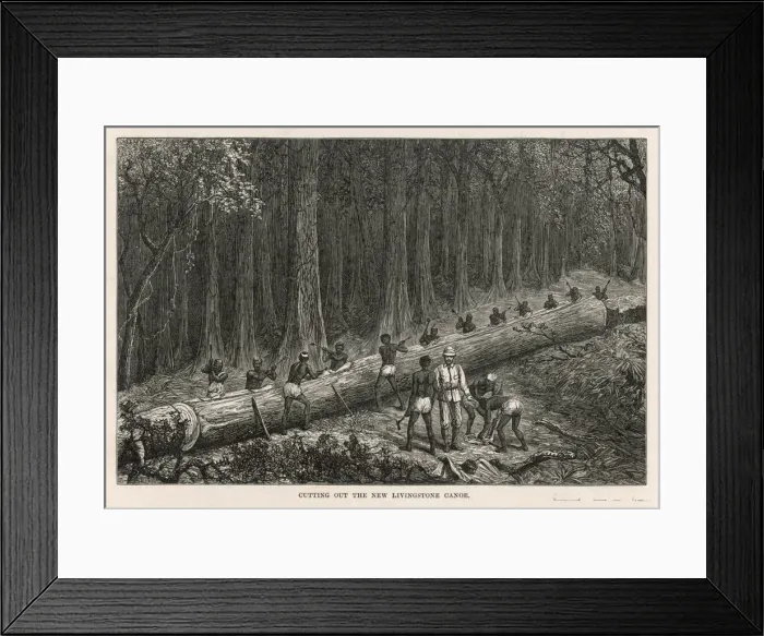 Framed Print : CANOE FOR STANLEY Framed Print : CANOE FOR STANLEY