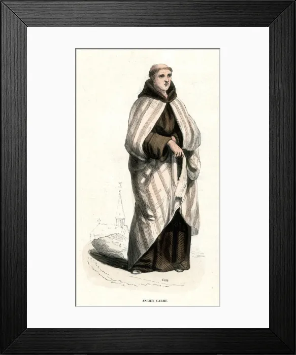 Framed Print : CARMELITE MONK Framed Print : CARMELITE MONK