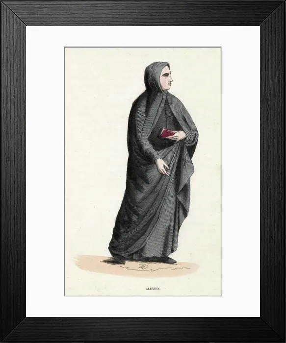Framed Print : ALEXIAN. Monk of the ORDER OF SAINT ALEXIS (Netherlands). Date: 1848 Framed Print : ALEXIAN. Monk of the ORDER OF SAINT ALEXIS (Netherlands). Date: 1848