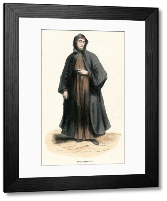 Framed Print : MARONITE MONK Framed Print : MARONITE MONK
