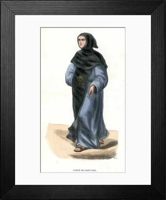 Framed Print : HERMIT OF SAINT PAUL Framed Print : HERMIT OF SAINT PAUL