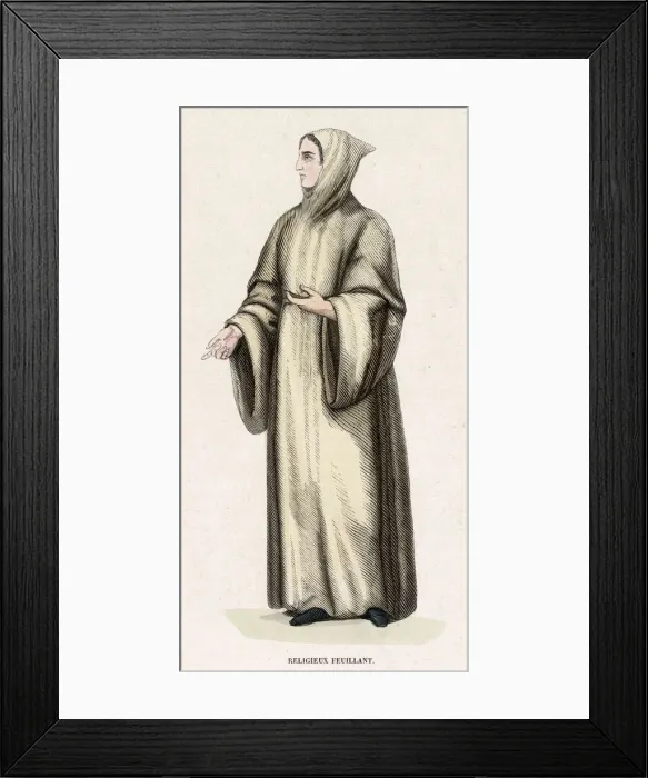 Framed Print : FEUILLANT. Member of the FEUILLANT order Date: 1848 Framed Print : FEUILLANT. Member of the FEUILLANT order Date: 1848