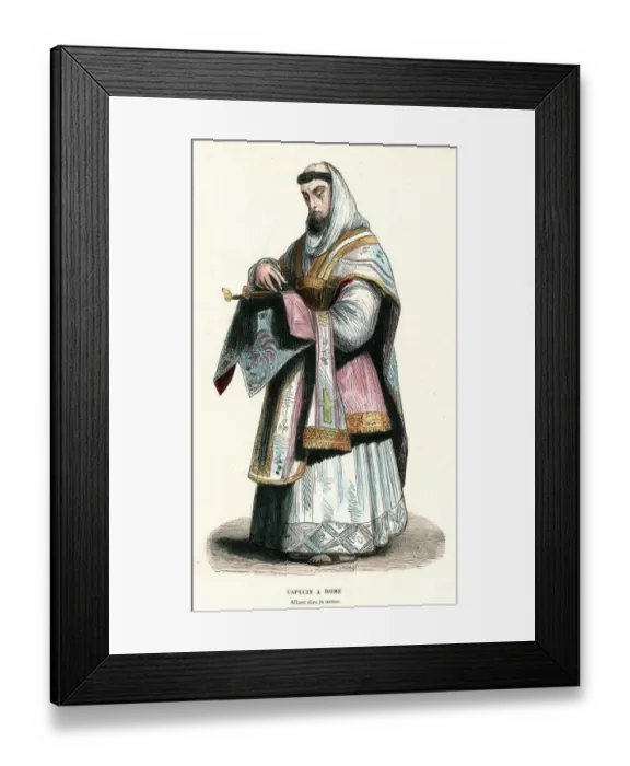 Framed Print : CAPUCHIN AT ROME Framed Print : CAPUCHIN AT ROME