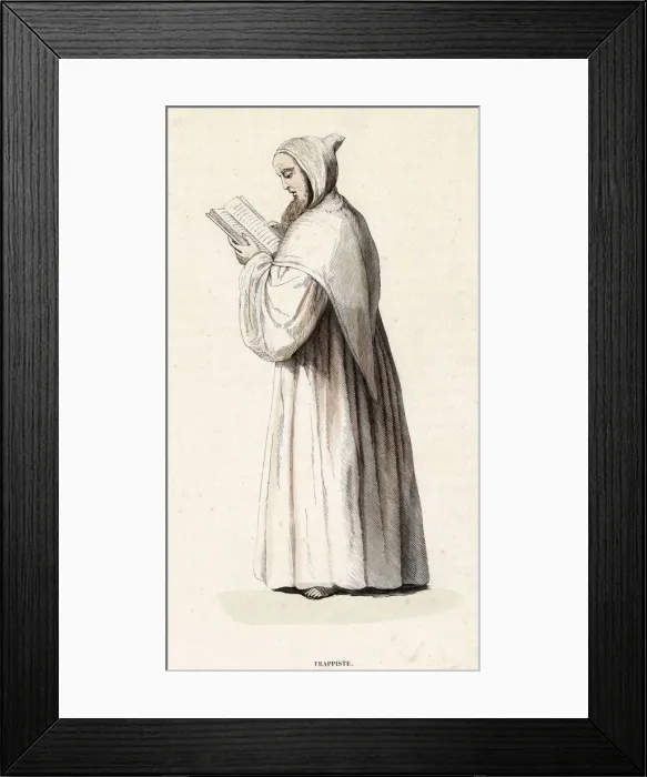 Framed Print : TRAPPIST. A Trappist. Date: 1848
