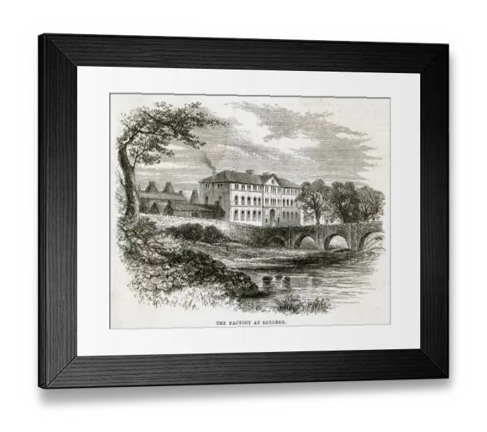 Framed Print : BELLEEK POTTERY WORKS Framed Print : BELLEEK POTTERY WORKS