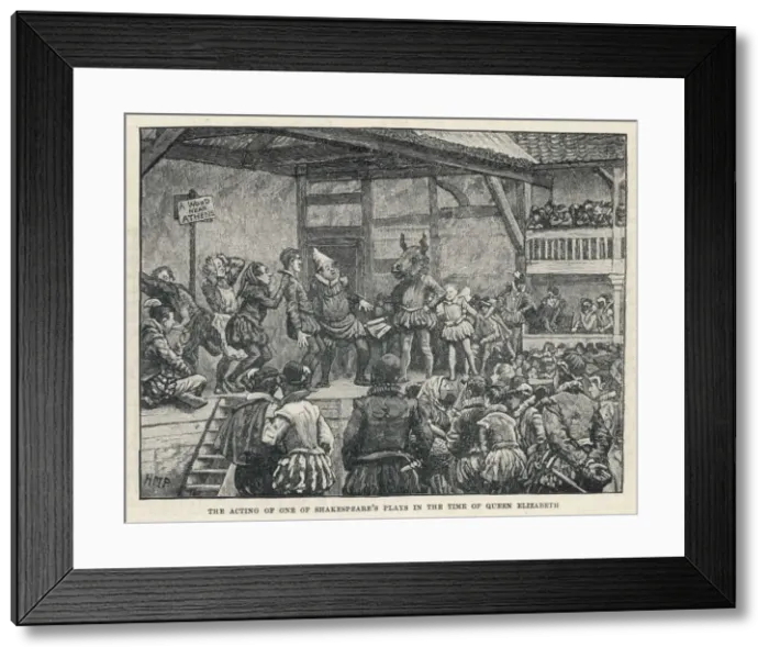 Framed Print : ELIZABETHAN PLAYHOUSE Framed Print : ELIZABETHAN PLAYHOUSE