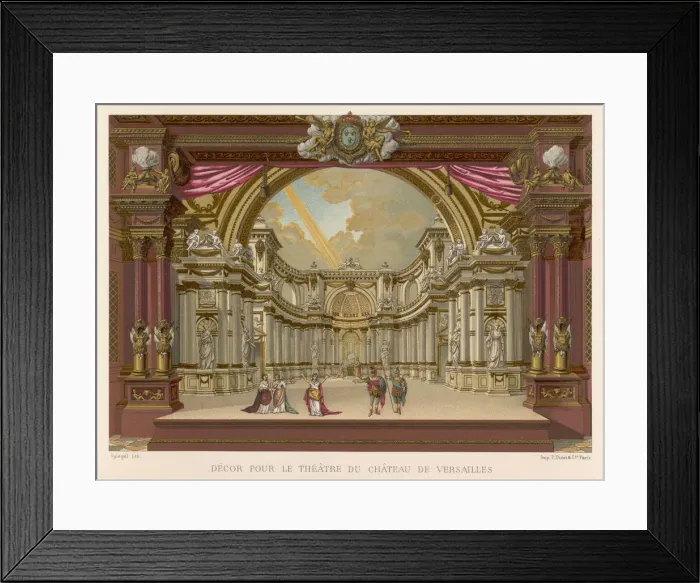 Framed Print : VERSAILLES THEATRE 1685 Framed Print : VERSAILLES THEATRE 1685